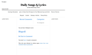 Myspace-lyrics.com thumbnail