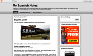 Myspanishnotes.com thumbnail