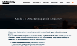 Myspanishresidency.com thumbnail