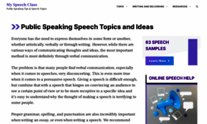 Myspeechclass.com thumbnail