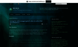 Mysqlolyk.wordpress.com thumbnail