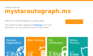 Mystarautograph.mx thumbnail