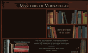 Mysteriesofvernacular.com thumbnail