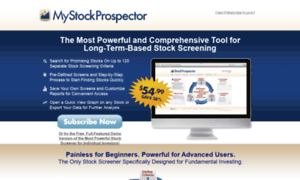 Mystockprospector.com thumbnail