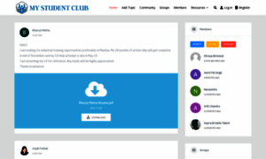 Mystudentclub.com thumbnail