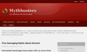Mythbuster.com thumbnail