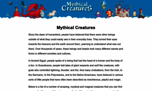 Mythical-creatures.com thumbnail