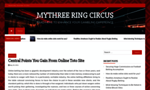 Mythreeringcircus.com thumbnail