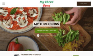 Mythreesonsmenu.com thumbnail