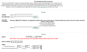 Mytimes.southernrailway.com thumbnail
