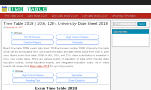 Mytimetableresults.in thumbnail