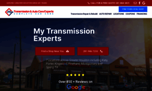 Mytransmissionexperts.com thumbnail
