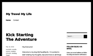 Mytravelmylife.com thumbnail