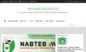 Mywaecresults.blogspot.com.ng thumbnail