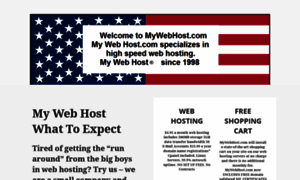 Mywebhost.com thumbnail