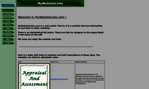 Mywebsitelinks.com thumbnail