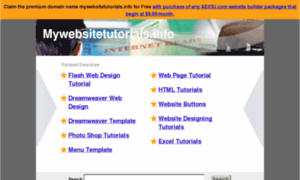 Mywebsitetutorials.info thumbnail