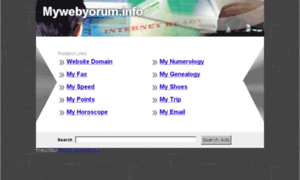 Mywebyorum.info thumbnail