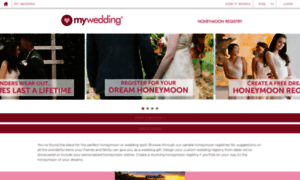 Mywedding.honeymoonwishes.com thumbnail