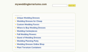 Myweddingterrariums.com thumbnail