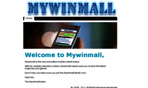 Mywinmall.com thumbnail