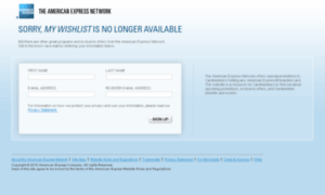 Mywishlist3.amexnetwork.com thumbnail