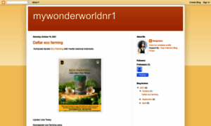Mywonderworldnr1.blogspot.com thumbnail