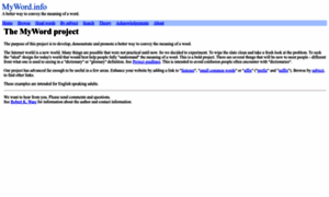 Myword.info thumbnail
