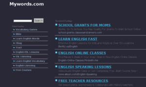 Mywords.com thumbnail