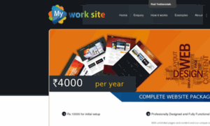 Myworksite.in thumbnail