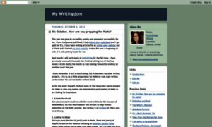 Mywritingdom.blogspot.com thumbnail