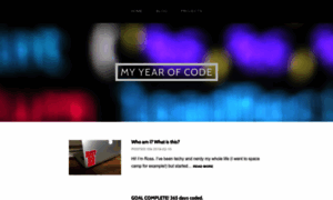 Myyearofcode.com thumbnail