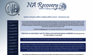 Na-recovery.org thumbnail