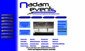 Nadamevents.com.au thumbnail