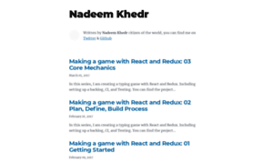 Nadeemkhedr.com thumbnail