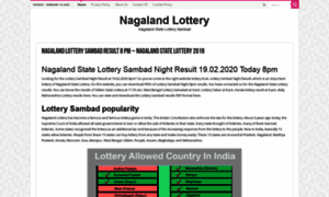 Nagalandlottery.in thumbnail