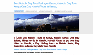 Nairobidaytourpackages.weebly.com thumbnail