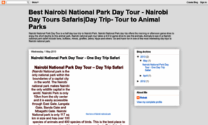Nairobinationalparkdaytour.blogspot.com thumbnail