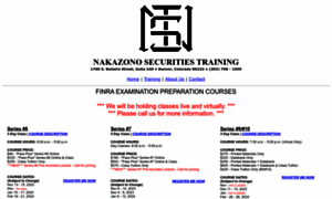 Nakazonosecuritiestraining.com thumbnail