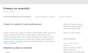 Nalesniki.co.pl thumbnail