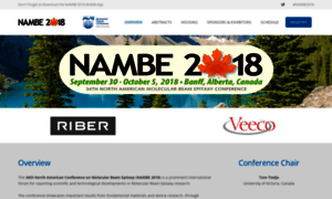 Nambe2018.avs.org thumbnail