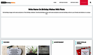 Namebirthdaywishes.com thumbnail