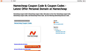 Namecheapcoupon-code.blogspot.com thumbnail