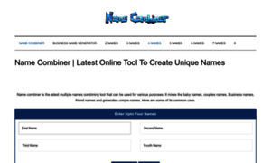 Namecombiner.net thumbnail