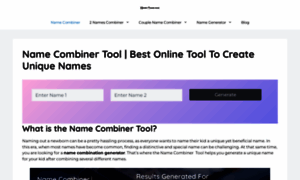 Namecombinertool.com thumbnail