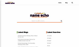 Nameecho.com thumbnail