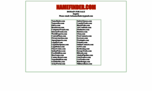 Namefinder.com thumbnail