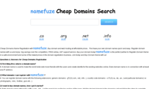 Namefuze.com thumbnail