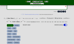 Namegeneratorpubg.com thumbnail