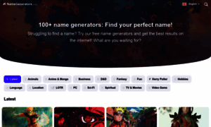 Namegenerators.com thumbnail